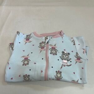 Tuffy - Auction Exclisive Blue and Pink sleeper with ballerina Bunny design